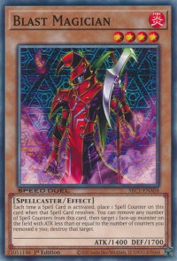 Blast Magician - Speed Duel: Streets of Battle City (SBC1) #SBC1-ENA04 - Common / Short Print YuGiOh Trading Card