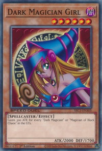 Dark Magician Girl - Speed Duel: Streets of Battle City (SBC1) #SBC1-ENA05 - Common / Short Print YuGiOh Trading Card