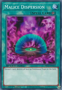 Malice Dispersion - Speed Duel: Streets of Battle City (SBC1) #SBC1-ENA12 - Common / Short Print YuGiOh Trading Card