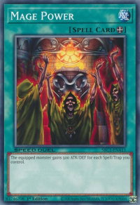 Mage Power - Speed Duel: Streets of Battle City (SBC1) #SBC1-ENA13 - Common / Short Print YuGiOh Trading Card