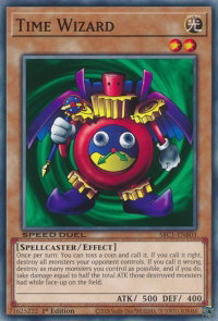Time Wizard - Speed Duel: Streets of Battle City (SBC1) #SBC1-ENB03 - Common / Short Print YuGiOh Trading Card