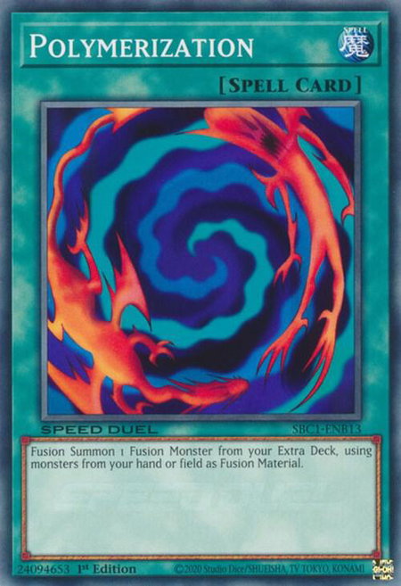 Polymerization (B) - Speed Duel: Streets of Battle City YuGiOh trading card