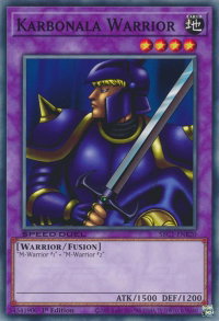 Karbonala Warrior - Speed Duel: Streets of Battle City (SBC1) #SBC1-ENB20 - Common / Short Print YuGiOh Trading Card