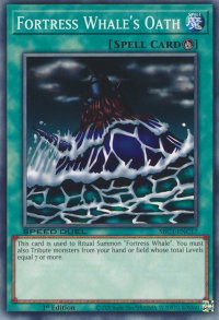 Fortress Whale's Oath - Speed Duel: Streets of Battle City (SBC1) #SBC1-ENC17 - Common / Short Print YuGiOh Trading Card