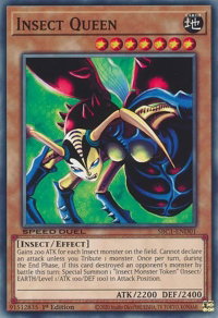 Insect Queen - Speed Duel: Streets of Battle City (SBC1) #SBC1-END01 - Common / Short Print YuGiOh Trading Card