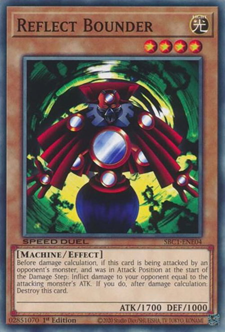 Reflect Bounder - Speed Duel: Streets of Battle City YuGiOh trading card