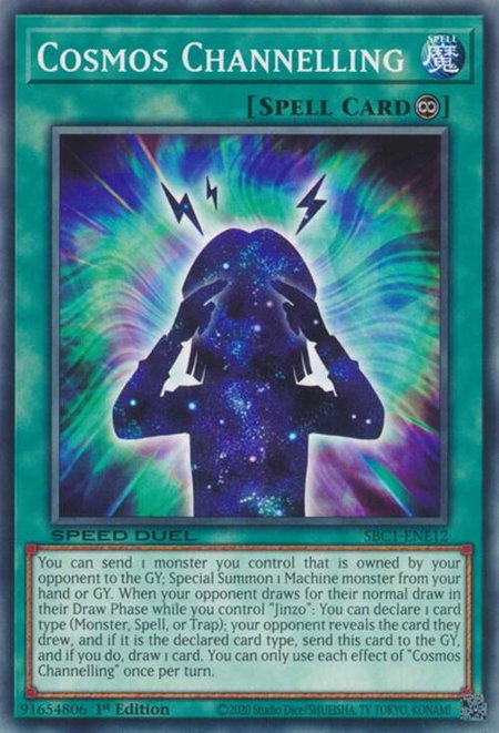 Cosmos Channelling - Speed Duel: Streets of Battle City YuGiOh trading card