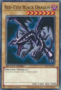 Red-Eyes Black Dragon - Speed Duel: Streets of Battle City (SBC1) #SBC1-ENF01 - Common / Short Print YuGiOh Trading Card