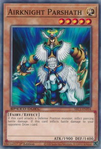Airknight Parshath - Speed Duel: Streets of Battle City (SBC1) #SBC1-ENF04 - Common / Short Print YuGiOh Trading Card