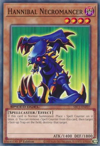Hannibal Necromancer - Speed Duel: Streets of Battle City (SBC1) #SBC1-ENF07 - Common / Short Print YuGiOh Trading Card