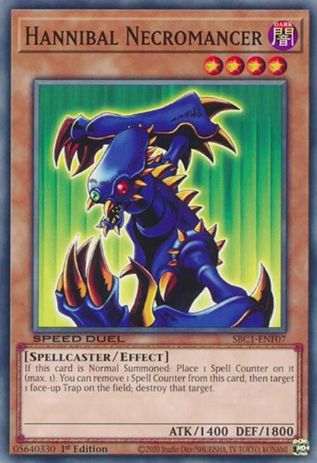 Hannibal Necromancer - Speed Duel: Streets of Battle City YuGiOh trading card