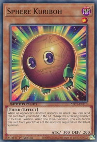 Sphere Kuriboh - Speed Duel: Streets of Battle City (SBC1) #SBC1-ENF10 - Common / Short Print YuGiOh Trading Card