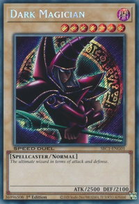 Dark Magician (G) (Secret Rare) - Speed Duel: Streets of Battle City (SBC1) #SBC1-ENG01 - Secret Rare YuGiOh Trading Card