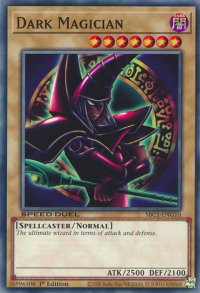 Dark Magician (G) - Speed Duel: Streets of Battle City (SBC1) #SBC1-ENG10 - Common / Short Print YuGiOh Trading Card