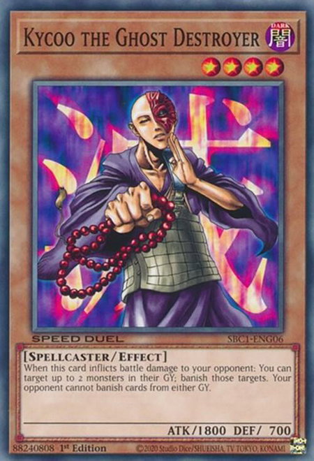 Kycoo the Ghost Destroyer - Speed Duel: Streets of Battle City YuGiOh trading card