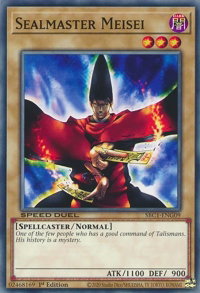 Sealmaster Meisei - Speed Duel: Streets of Battle City (SBC1) #SBC1-ENG09 - Common / Short Print YuGiOh Trading Card