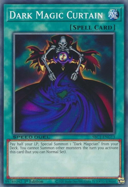 Dark Magic Curtain - Speed Duel: Streets of Battle City YuGiOh trading card