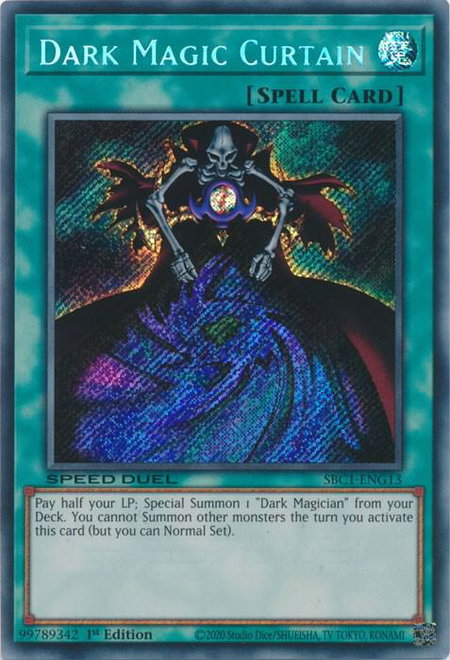 Dark Magic Curtain (Secret Rare) - Speed Duel: Streets of Battle City YuGiOh trading card