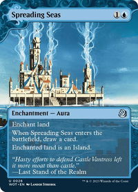 Spreading Seas - Wilds of Eldraine: Enchanting Tales (WOT) #26 - Uncommon Magic: The Gathering Trading Card