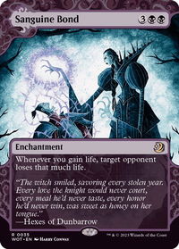Sanguine Bond - Wilds of Eldraine: Enchanting Tales (WOT) #35 - Rare Magic: The Gathering Trading Card