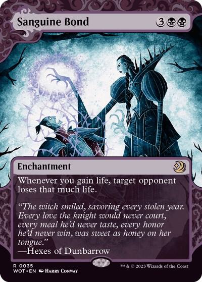 Sanguine Bond - Wilds of Eldraine: Enchanting Tales Magic: The Gathering trading card