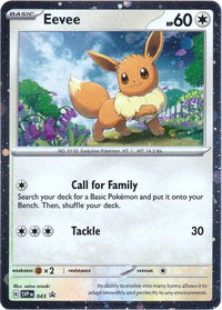 Eevee - 043 - SV: Scarlet & Violet Promo Cards (SVP) #043 - Promo Pokémon Trading Card