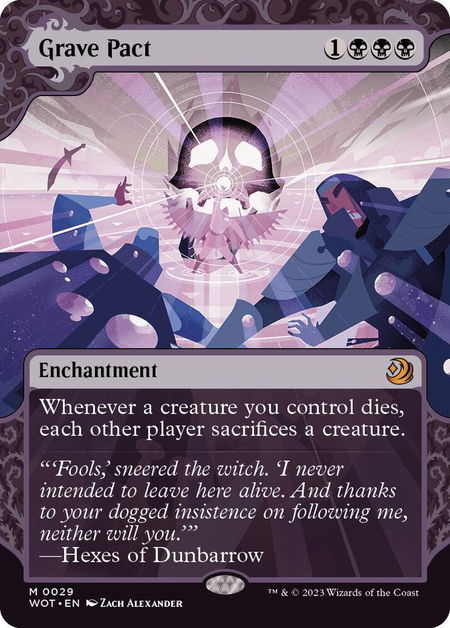 Grave Pact - Wilds of Eldraine: Enchanting Tales Magic: The Gathering trading card