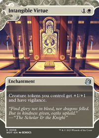Intangible Virtue - Wilds of Eldraine: Enchanting Tales (WOT) #6 - Uncommon Magic: The Gathering Trading Card