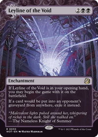 Leyline of the Void - Wilds of Eldraine: Enchanting Tales (WOT) #30 - Rare Magic: The Gathering Trading Card