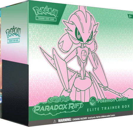 Paradox Rift Pokemon Center Elite Trainer Box (Exclusive) [Iron Valiant] - SV04: Paradox Rift Pokémon trading card