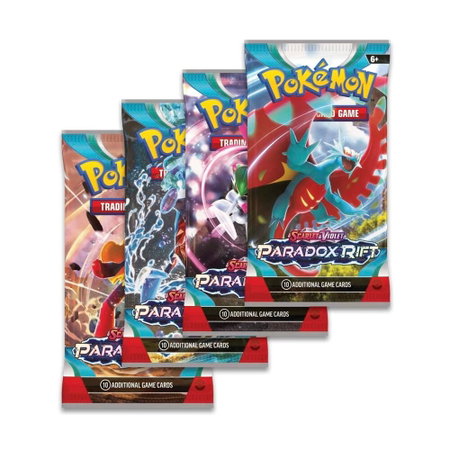 Paradox Rift Booster Pack Art Bundle [Set of 4] - SV04: Paradox Rift Pokémon trading card