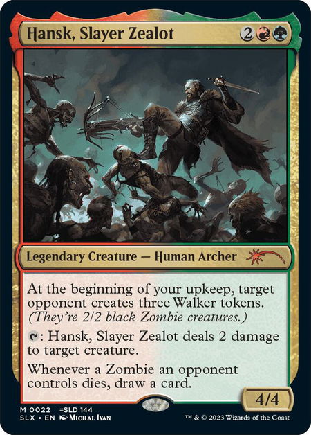Hansk, Slayer Zealot - SLX Cards Magic: The Gathering trading card