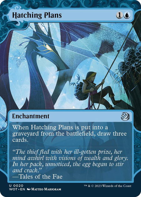 Hatching Plans - Wilds of Eldraine: Enchanting Tales Magic: The Gathering trading card