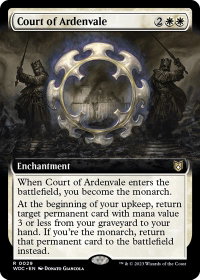Court of Ardenvale (Extended Art) - Commander: Wilds of Eldraine (WOC) #29 - Rare Magic: The Gathering Trading Card