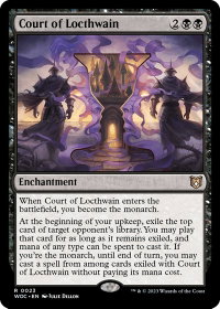Court of Locthwain - Commander: Wilds of Eldraine (WOC) #23 - Rare Magic: The Gathering Trading Card