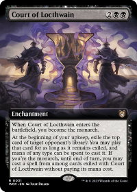 Court of Locthwain (Extended Art) - Commander: Wilds of Eldraine (WOC) #31 - Rare Magic: The Gathering Trading Card
