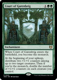 Court of Garenbrig - Commander: Wilds of Eldraine (WOC) #25 - Rare Magic: The Gathering Trading Card