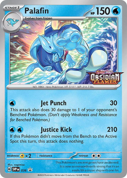 Palafin - 036 (Prerelease) - SV: Scarlet & Violet Promo Cards Pokémon trading card