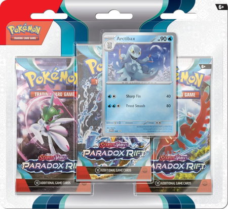 Paradox Rift 3 Pack Blister [Arctibax] - SV04: Paradox Rift Pokémon trading card
