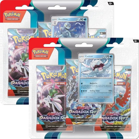 Paradox Rift 3 Pack Blister [Set of 2] - SV04: Paradox Rift Pokémon trading card