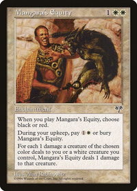 Mangara's Equity - Mirage (MIR) #26 - Uncommon Magic: The Gathering Trading Card