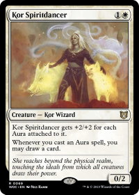 Kor Spiritdancer - Commander: Wilds of Eldraine (WOC) #69 - Rare Magic: The Gathering Trading Card