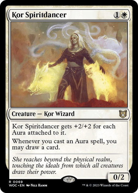 Kor Spiritdancer - Commander: Wilds of Eldraine Magic: The Gathering trading card