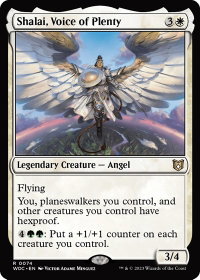 Shalai, Voice of Plenty - Commander: Wilds of Eldraine (WOC) #74 - Rare Magic: The Gathering Trading Card