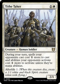 Tithe Taker - Commander: Wilds of Eldraine (WOC) #80 - Rare Magic: The Gathering Trading Card