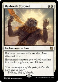 Daybreak Coronet - Commander: Wilds of Eldraine (WOC) #65 - Rare Magic: The Gathering Trading Card