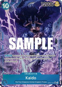 Kaido (Alternate Art) - Kingdoms of Intrigue (OP04) #OP04-044 - Super Rare One Piece Trading Card