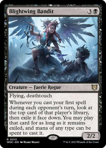Blightwing Bandit - Commander: Wilds of Eldraine Magic: The Gathering trading card