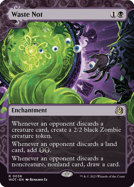 Waste Not - Wilds of Eldraine: Enchanting Tales Magic: The Gathering trading card