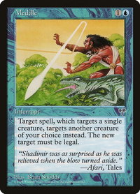 Meddle - Mirage (MIR) #73 - Uncommon Magic: The Gathering Trading Card